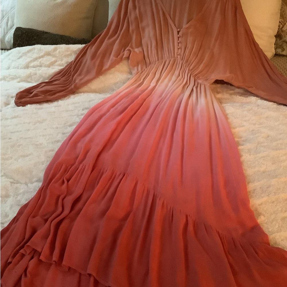 Young Fabulous & Broke Sunset Ombre Maxi Dress